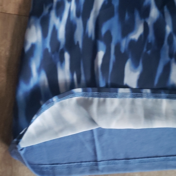 Diane Gilman Mixed Media Fashion Printed Tunic Top NWT - Picture 5 of 6